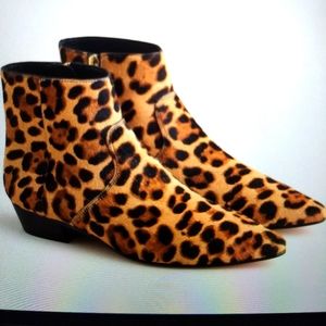 J. Crew Haircalf Pointy Ankle Boot AJ153